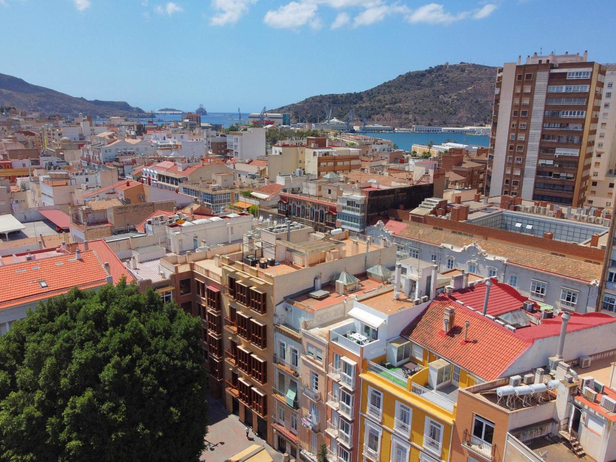 Apartamentos Nuevo Edificio Alba Cartagena Centro Parking 外观 照片